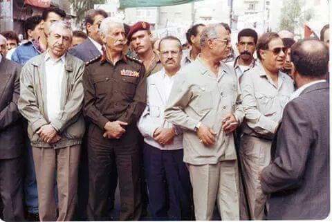 FXnwU_فضل شرورو حواتمة ابوموسى مراغة ابوعلي مصطفى واللواء طارق الخضرا في مسيرة ضد اتفاقية اوسلو في مخيم اليرموك 1993